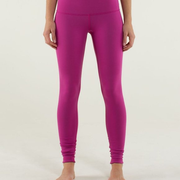 Lululemon Wunder Under Pant Raspberry (reversible) - Picture 1 of 7